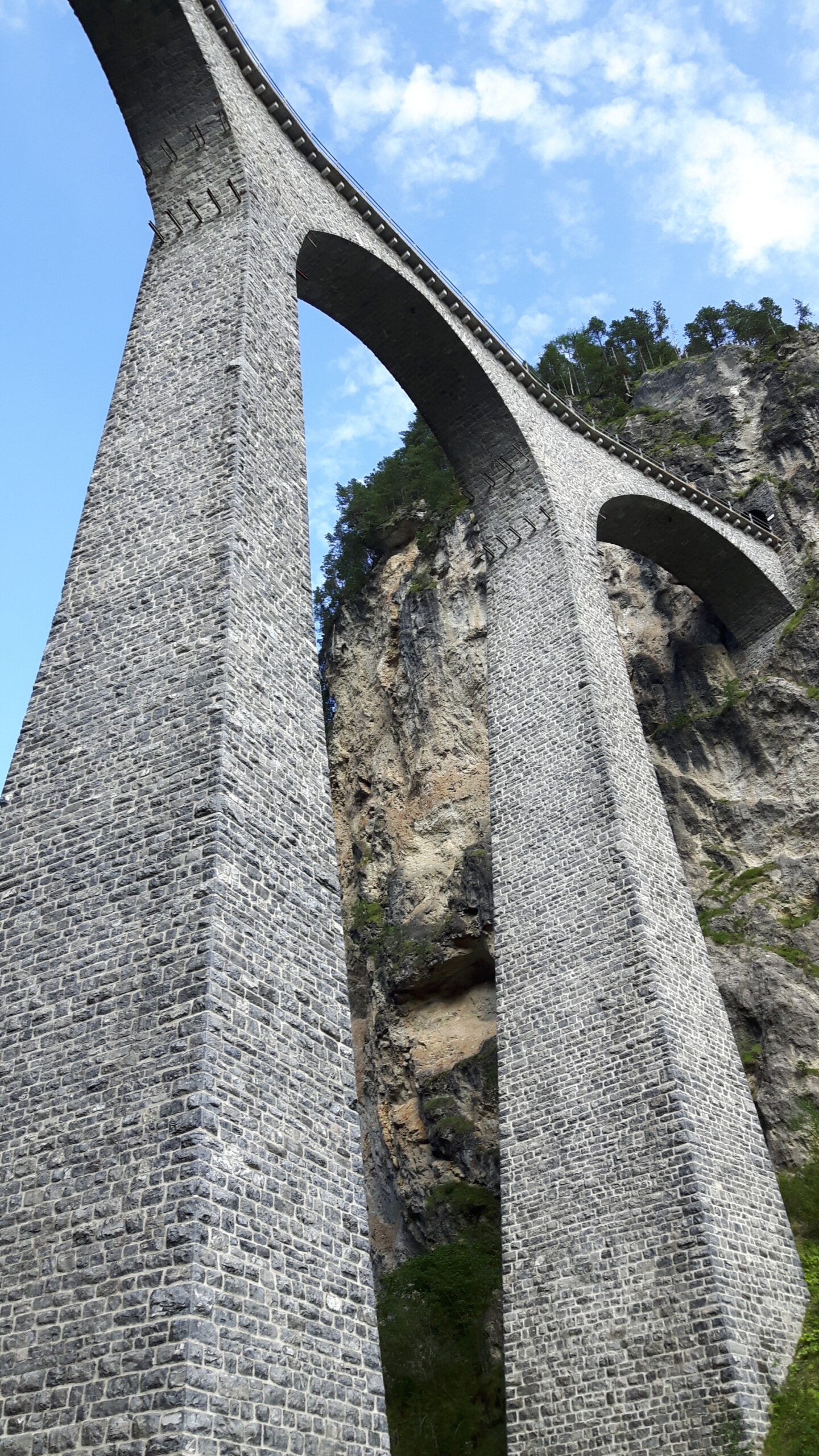 Albulatal Filisur Landwasserviadukt Unesco-Welterbe