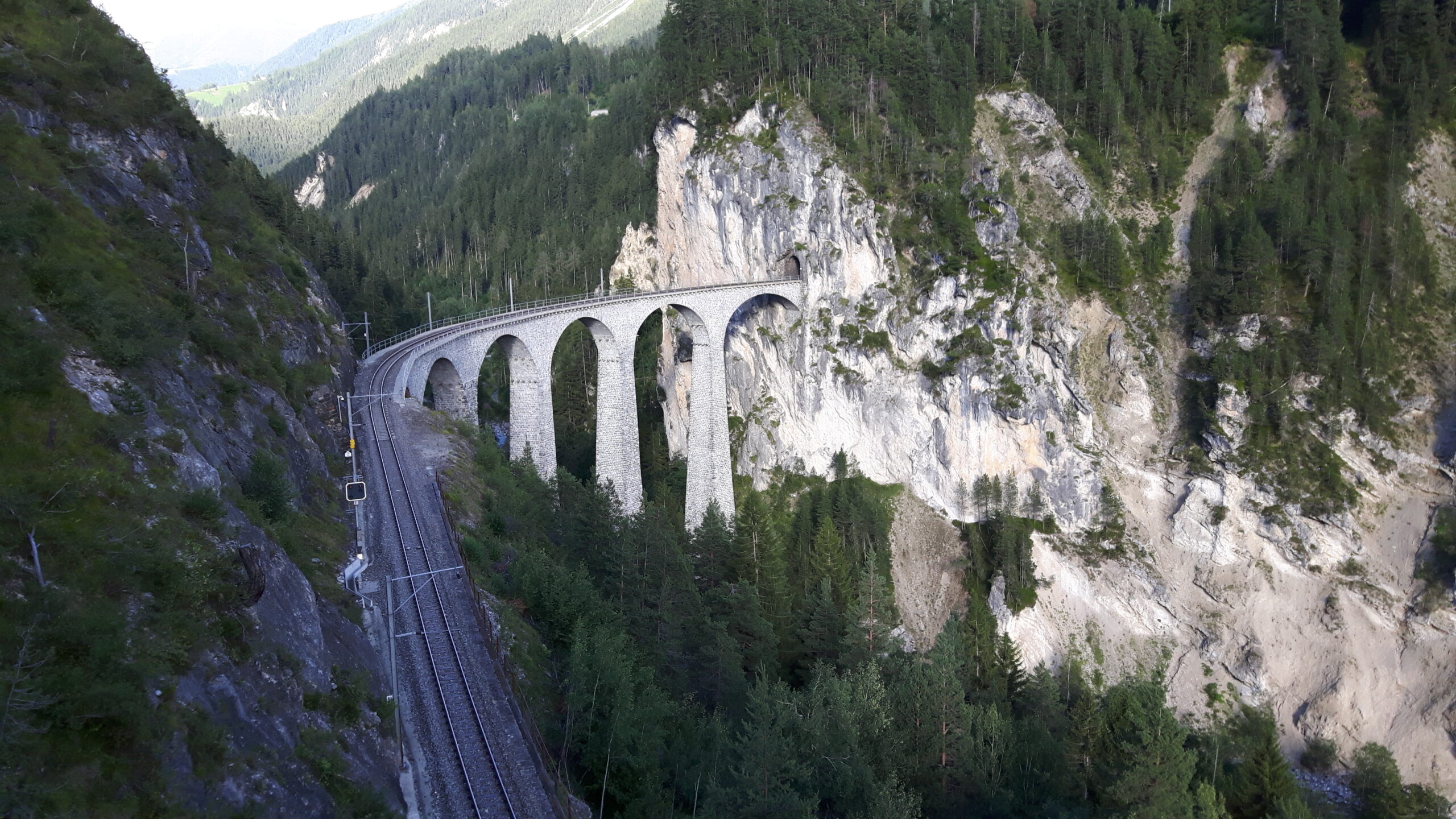 Albulatal, Filisur Landwasseraquädukt, Unesco Welterbe