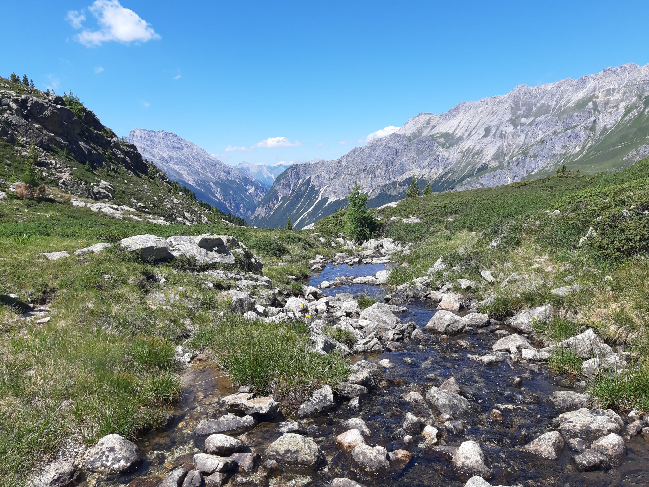 Wanderung über die Fuorcla Crap Alv Richtung Preda