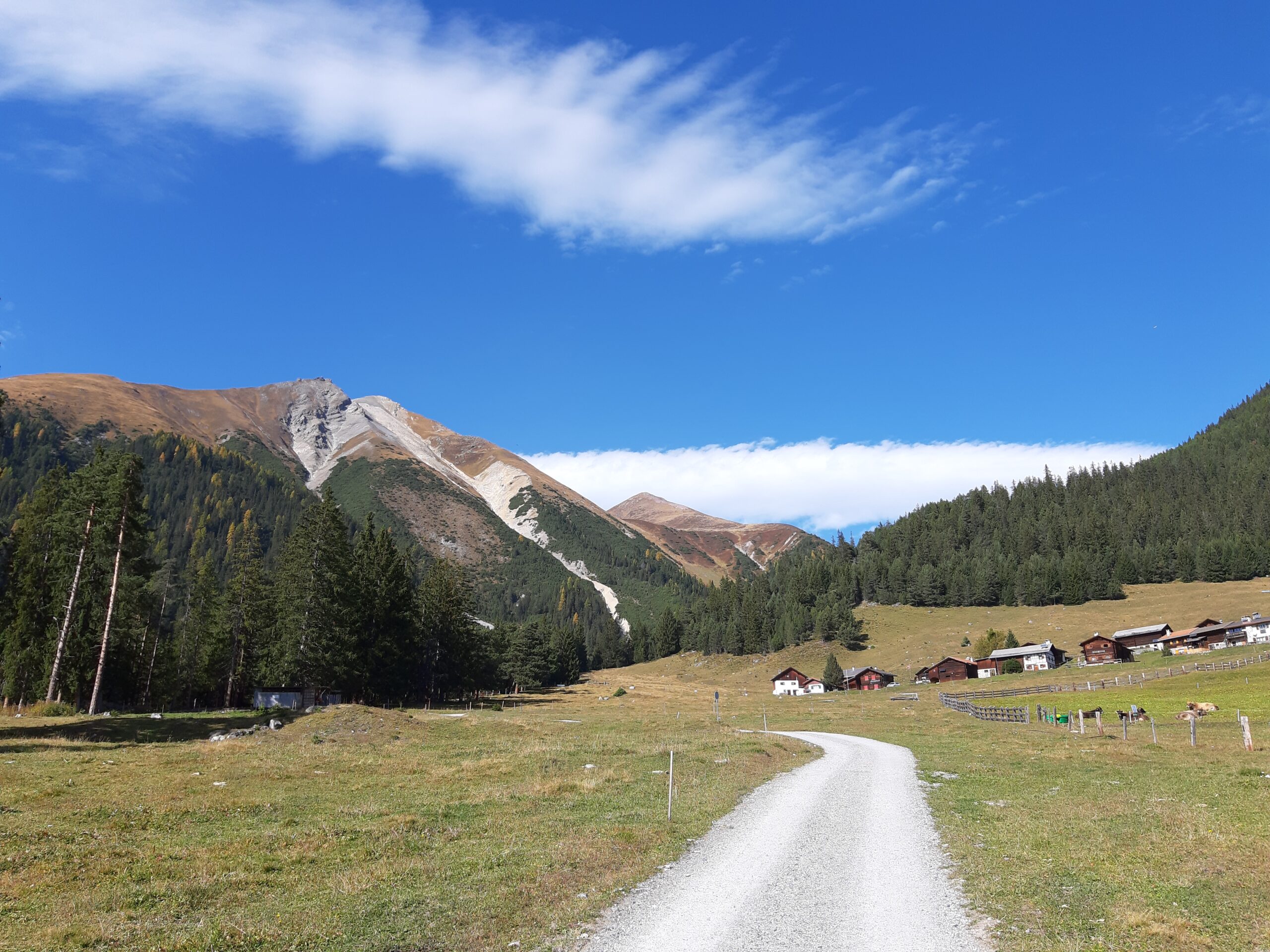 Alvaneu, Wanderung zur Maiensässe, Aclas Dafora