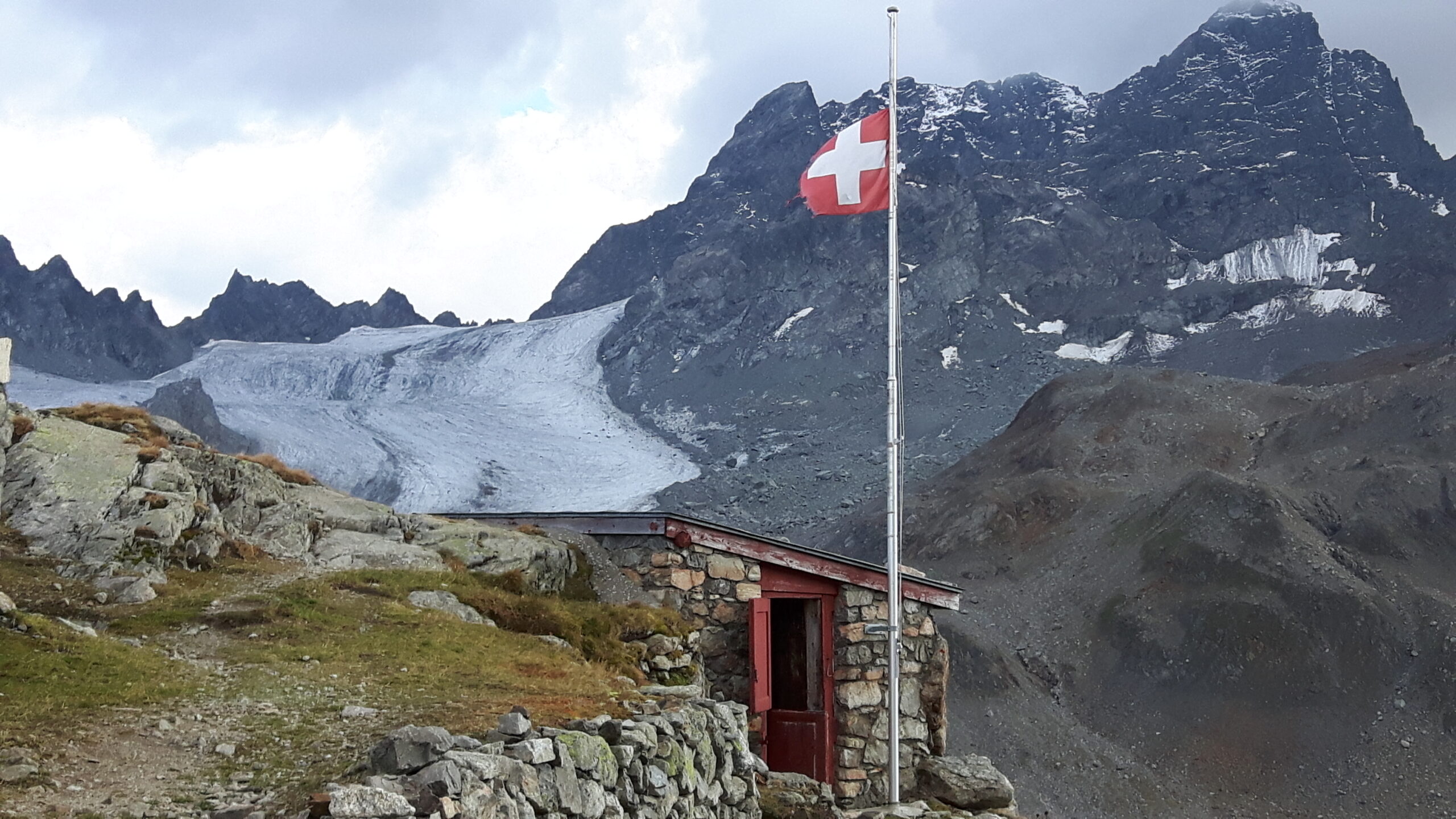 Wanderung zur Keschhütte Blick zum Gletscher
