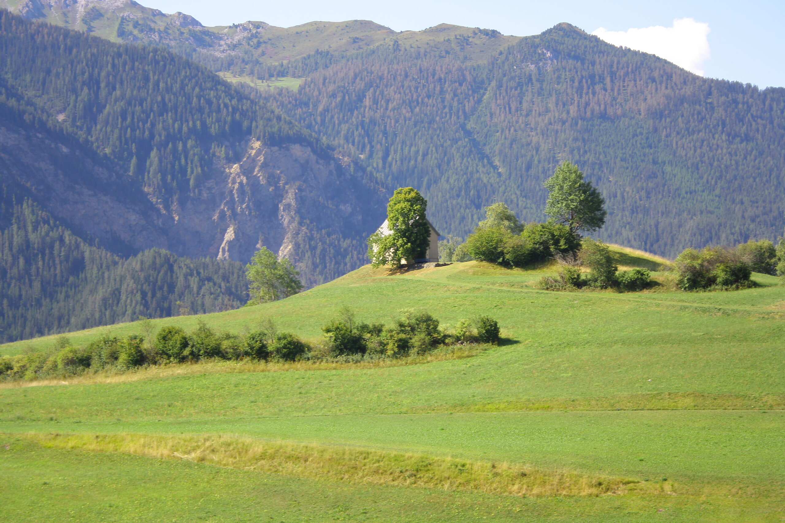 Alvaneu, Spaziergang zur Kapelle