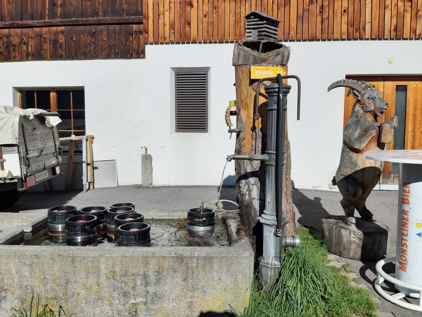 Davos-Monstein, mit eigener Brauerei und Bierlehrpfad